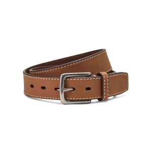 Ariat Men's Simple Embroidery Belt in Tan Leather, Size: 34 by Ariat