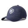 Arena Cap in Navy White Polyester by Ariat