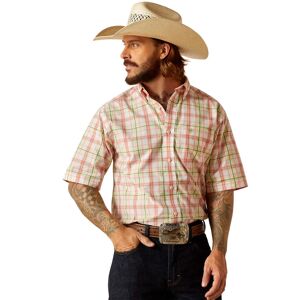 Ariat Men's Pro Series Truman Classic Fit Shirt in Tea Rose, Size: Small by Ariat