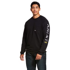 Ariat Men's Rebar Cotton Strong Graphic in Black, Size: 3XL by Ariat