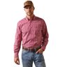 Men's Pro Series Indiana Fitted Shirt in Rose Red, Size: 2XL by Ariat