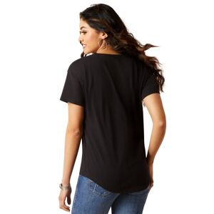 Ariat Women's Viva Mexico T-Shirt in Black Cotton, Size: 2XL by Ariat