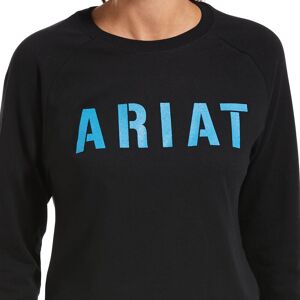 Ariat Women's Rebar CottonStrong Block T-Shirt in Black, Size: Small by Ariat