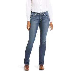 Women's R.E.A.L. Mid Rise Arrow Gianna Straight Jeans in Stryker, Size: 30 Long by Ariat