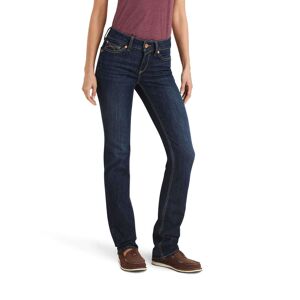 Women's R.E.A.L. Perfect Rise Greta Straight Jeans in Midnight, Size: 26 Short by Ariat