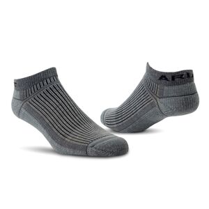 Ariat VentTEK® Lightweight Low Cut Boot Socks 3 Pair Pack in Grey Spandex/Polyester, Size: Large Regular by Ariat