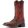 Men's Sport Pardner Western Boots in Matte Rebel Brown, Size: 11.5 EE / Wide by Ariat