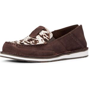 Women's Cruiser Casual Shoes in Chocolate Chip Suede Spotted Hair On, Size: 6.5 B / Medium by Ariat