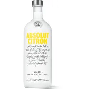 Absolut Citron   Vodka Flavored Citrus by Absolut 1L Sweden