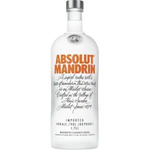 Absolut Mandarin   Vodka Flavored Orange by Absolut 1.75L Sweden