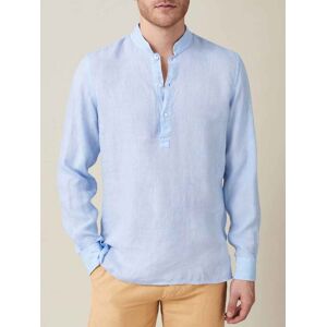 Luca Faloni Sky Blue Forte Linen Shirt  - Light Blue - Size: Small