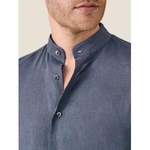 Luca Faloni Payne's Grey Versilia Linen Shirt  - Grey - Size: 3X-Large