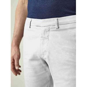Luca Faloni White Cotton Shorts  - White - Size: 46