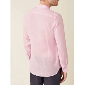 Luca Faloni Light Pink Versilia Linen Shirt  - Pink - Size: Medium