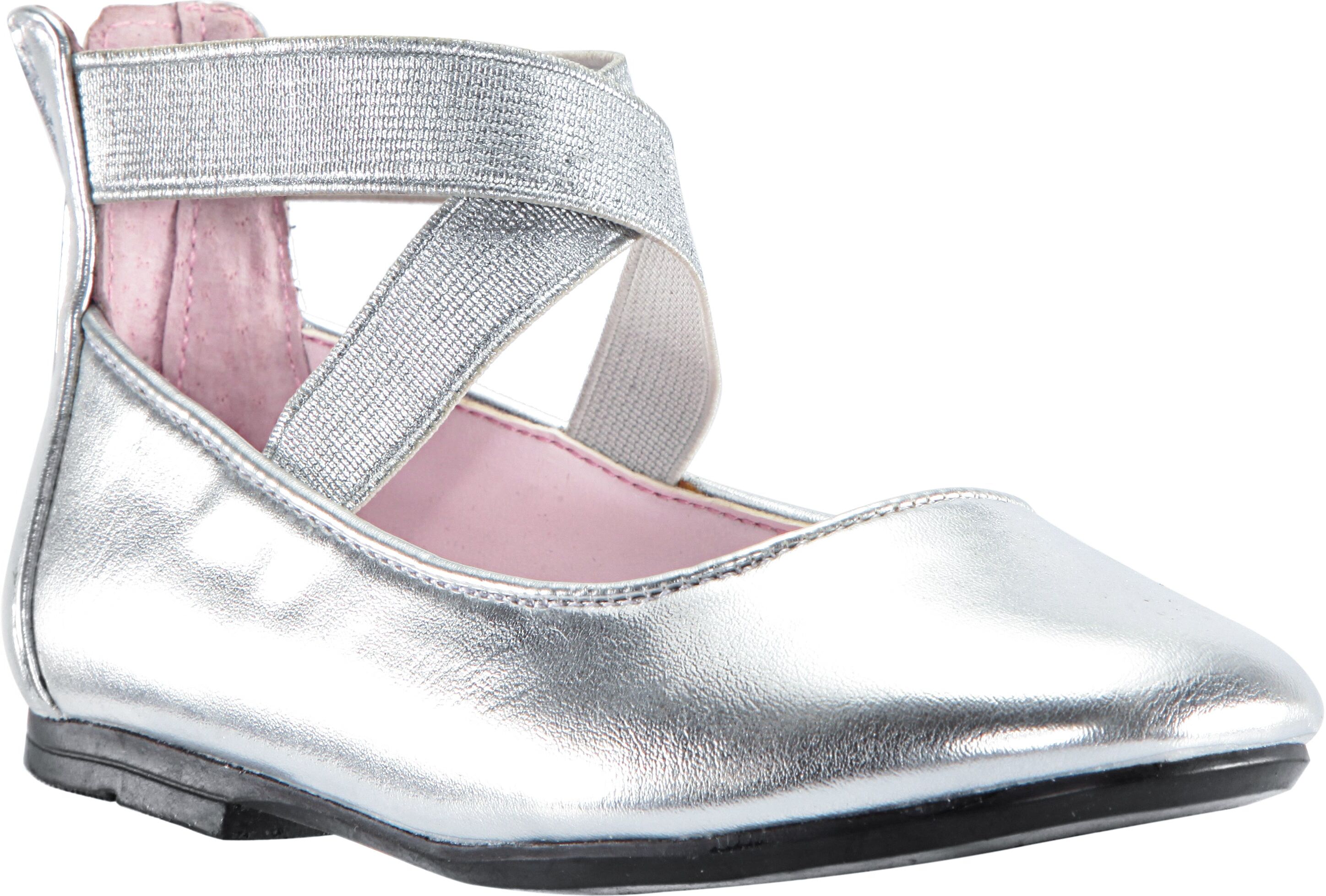 Nina Marissa  - SILVER METALLIC - Size: 6 Youth