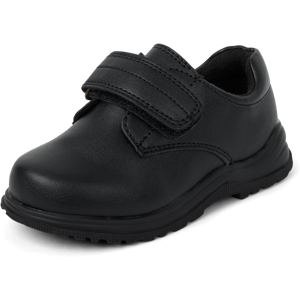 The Children's Place Toddler Boys Dress Shoes   Size 11T   Black   100% Faux Leather