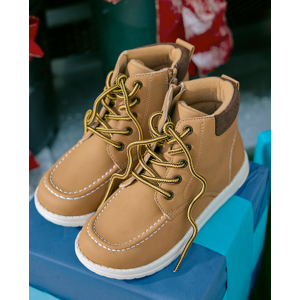 The Children's Place Boys Work Boots   Size YOUTH 13   Tan