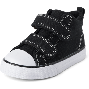 The Children's Place Toddler High Top Sneakers   Size 5T   Black   100% Cotton