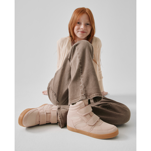 The Children's Place Girls Wedge High Top Sneakers   Size YOUTH 1   Gray