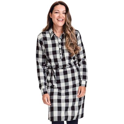 The Children's Place Womens Matching Family Buffalo Plaid Shirt Dress Size Small (5/6) Black Cotton/Polyester The Children's Place Womens Matching Family Buffalo Plaid Shirt Dress Size Small (5/6) Black Cotton/Polyester
