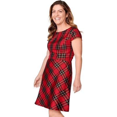 The Children's Place Womens Matching Family Plaid Dress Size 22 Red The Children's Place Womens Matching Family Plaid Dress Size 22 Red