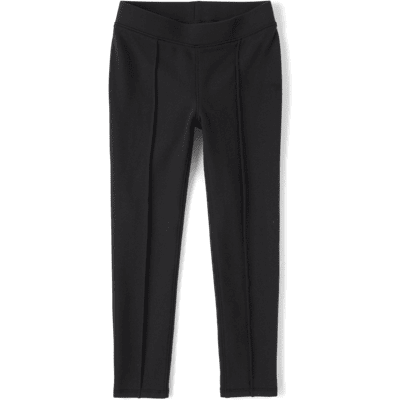 The Children's Place Girls Pintuck Ponte Jeggings Size 10 Black Cotton/Polyester/Spandex The Children's Place Girls Pintuck Ponte Jeggings Size 10 Black Cotton/Polyester/Spandex