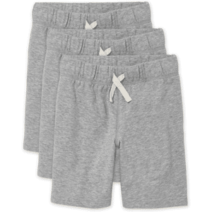 The Children's Place Boys French Terry Shorts 3-Pack Size XL (14) Gray Cotton/Polyester The Children's Place Boys French Terry Shorts 3-Pack Size XL (14) Gray Cotton/Polyester