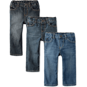 The Children's Place Baby And Toddler Boys Straight Jeans 3-Pack Size 3T 100% Cotton The Children's Place Baby And Toddler Boys Straight Jeans 3-Pack Size 3T 100% Cotton