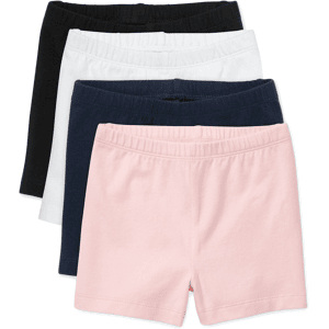 The Children's Place Toddler Girls Cartwheel Shorts 4-Pack Size 3T Cotton/Spandex The Children's Place Toddler Girls Cartwheel Shorts 4-Pack Size 3T Cotton/Spandex