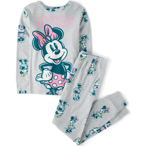 The Children's Place Girls Minnie Mouse™ Snug Fit Cotton Pajamas Size 6 100% Cotton The Children's Place Girls Minnie Mouse™ Snug Fit Cotton Pajamas Size 6 100% Cotton