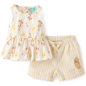 The Children's Place Baby Girls Winnie The Pooh™ 2-Piece Outfit Set Size 3-6 M Cotton/Polyester The Children's Place Baby Girls Winnie The Pooh™ 2-Piece Outfit Set Size 3-6 M Cotton/Polyester