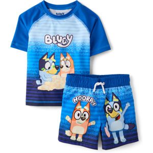 The Children's Place Toddler Boys Bluey™ Rashguard 2-Piece Swimsuit Size 12-18 M The Children's Place Toddler Boys Bluey™ Rashguard 2-Piece Swimsuit Size 12-18 M