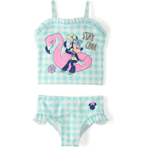 The Children's Place Toddler Girls Minnie Mouse™ Gingham Tankini Swimsuit Size 4T Blue The Children's Place Toddler Girls Minnie Mouse™ Gingham Tankini Swimsuit Size 4T Blue