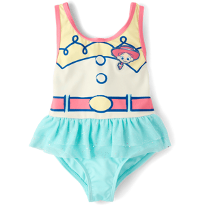 The Children's Place Toddler Girls Toy Story™ Jessie One Piece Swimsuit Size 4T Cream The Children's Place Toddler Girls Toy Story™ Jessie One Piece Swimsuit Size 4T Cream