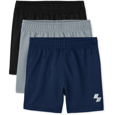 The Children's Place Toddler Boys Basketball Shorts 3-Pack Size 9-12 M The Children's Place Toddler Boys Basketball Shorts 3-Pack Size 9-12 M
