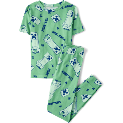 The Children's Place Boys Minecraft™ Snug Fit Cotton Pajamas Size 10 100% Cotton The Children's Place Boys Minecraft™ Snug Fit Cotton Pajamas Size 10 100% Cotton