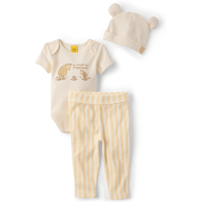 The Children's Place Baby Winnie The Pooh™ 3-Piece Take Me Home Set Size 0-3 M 100% Cotton The Children's Place Baby Winnie The Pooh™ 3-Piece Take Me Home Set Size 0-3 M 100% Cotton