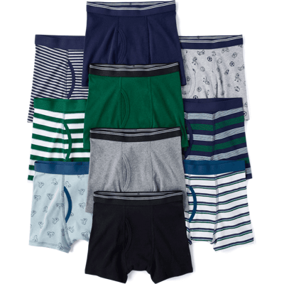 The Children's Place Boys Video Game Boxer Brief Underwear 10-Pack Size Small (5/6) Blue Cotton The Children's Place Boys Video Game Boxer Brief Underwear 10-Pack Size Small (5/6) Blue Cotton