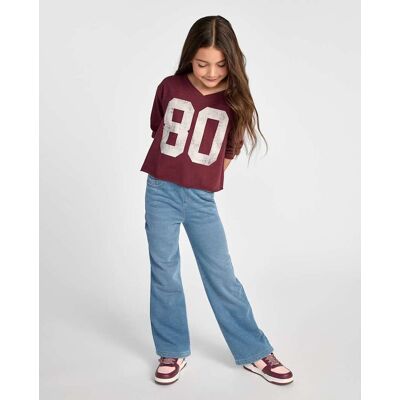 The Children's Place Girls French Terry Wide Leg Sweatpant Jeans Size 2XL (16) Denim Cotton The Children's Place Girls French Terry Wide Leg Sweatpant Jeans Size 2XL (16) Denim Cotton