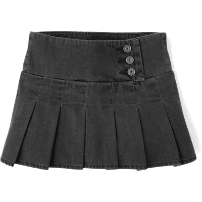 The Children's Place Girls Denim Pleated Skort Size 4 Cotton The Children's Place Girls Denim Pleated Skort Size 4 Cotton