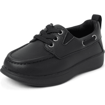 The Children's Place Toddler Boys Boat Shoes Size 4T Black The Children's Place Toddler Boys Boat Shoes Size 4T Black