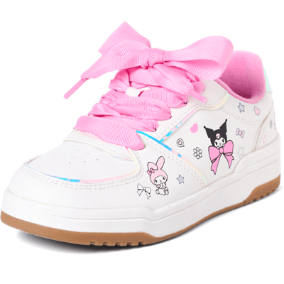 The Children's Place Girls Hello Kitty® And Friends Low Top Sneakers Size YOUTH 6 White 100% Faux Leather The Children's Place Girls Hello Kitty® And Friends Low Top Sneakers Size YOUTH 6 White 100% Faux Leather