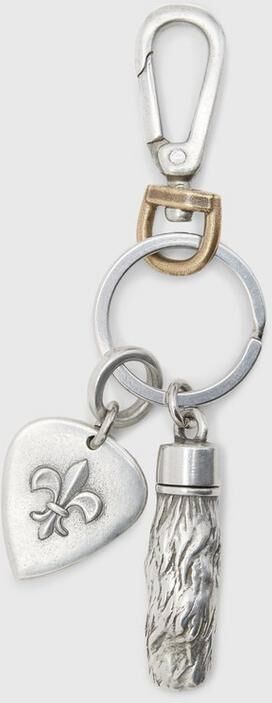 John Varvatos RABBIT KEY CHAIN GREY DAWN one size fits all male