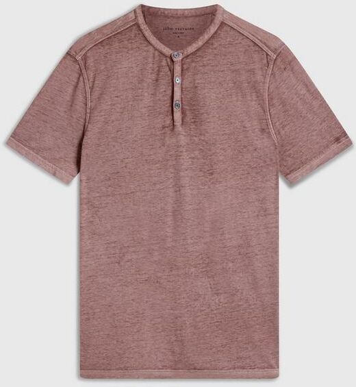 John Varvatos DUKE HENLEY BARN RED XS male