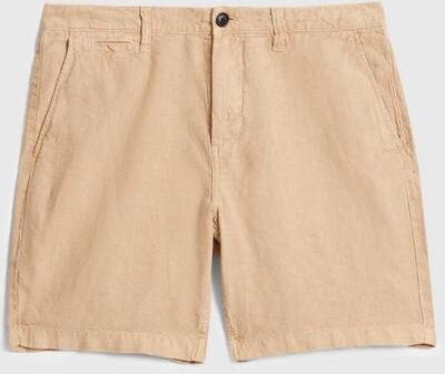 John Varvatos JOHNNY FLAT FRONT SHORTS KHAKI 32 male