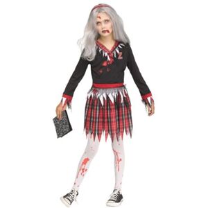 Kid's Zombie Nerd Costume by Spirit Halloween - RED/WHITE/BLACK - CHILD SMALL