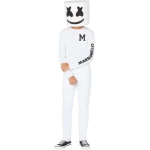 Kid's Marshmello Costume by Spirit Halloween - WHITE - CHILD MEDIUM