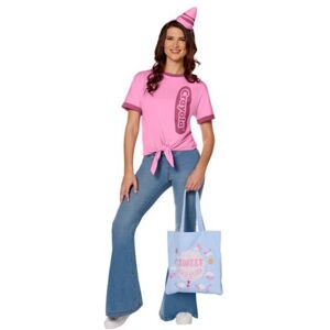 Adult Be Sweet Pink Crayon Costume Kit - Crayola by Spirit Halloween - PINK - ADULT EX LARGE