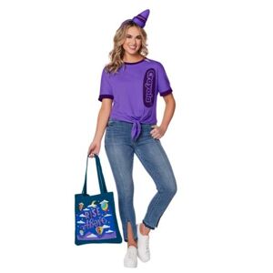 Adult Rise Above Purple Crayon Costume Kit - Crayola by Spirit Halloween - PURPLE - ADULT EX LARGE