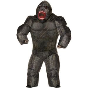 Adult Inflatable King Kong Costume - Godzilla vs. Kong by Spirit Halloween - BLACK - ONE SIZE FITS MOST